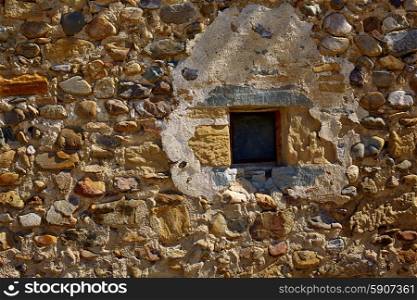 The Way of Saint James stone masonry walls in Redecilla del Camino Castilla Burgos