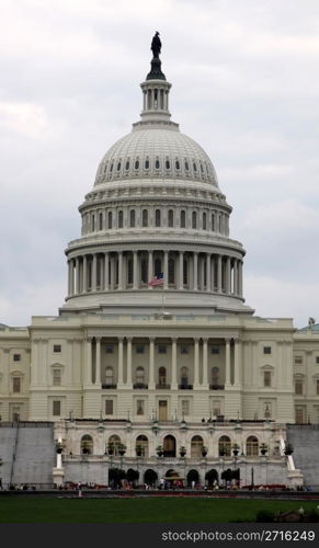 The west side of the United States Capitol building.. The United States Capitol