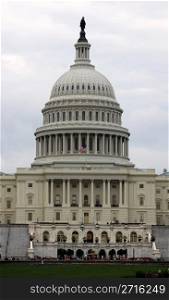 The west side of the United States Capitol building.. The United States Capitol