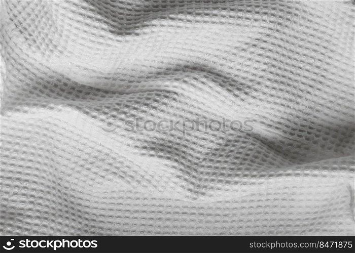 The white fabric texture pattern background.
