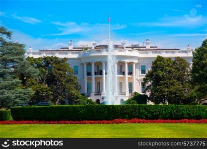 The White House in Washington DC USA United States