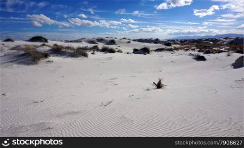 The White Sands desert is located in Tularosa Basin New Mexico