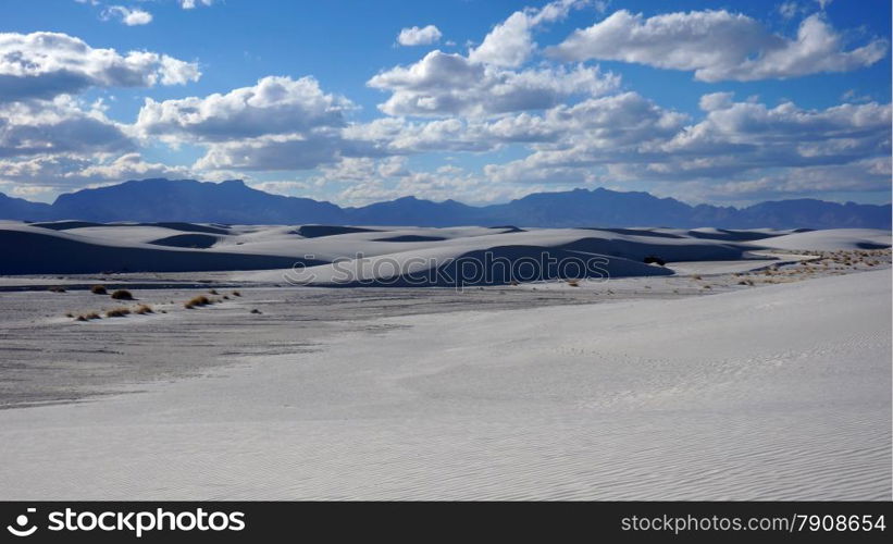 The White Sands desert is located in Tularosa Basin New Mexico.