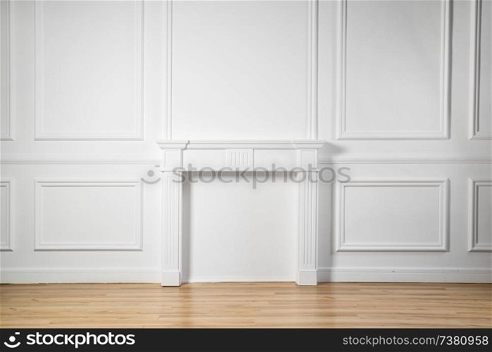 The white wall with stucco background