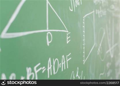 theorem written white chalk school board
