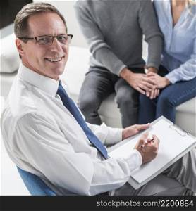 therapist with couple