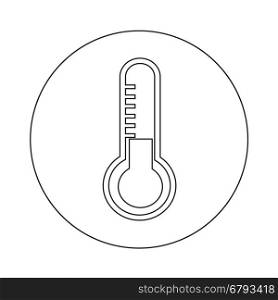 Thermometer icon illustration design