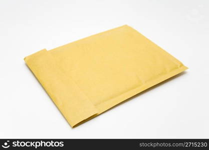 Thick envelope on a white background