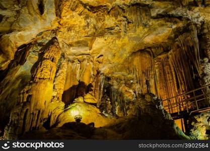 Thien Duong Cave (Paradise Cave) in Phong Nha-Ke Bang National Park, Vietnam