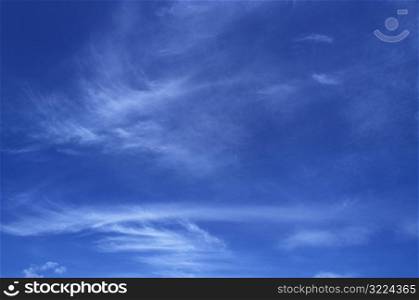 Thin Clouds In A Clear Blue Sky