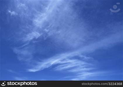 Thin Clouds In A Clear Blue Sky