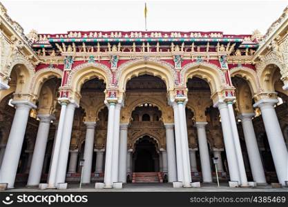 Thirumalai Nayak Palace in Madurai city, India