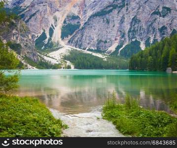 This amazing lake is located in the heart of Dolomiti mountains, UNESCO World Heritage - Italy