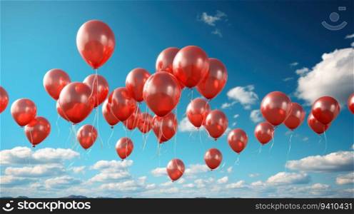 This enchanting photograph captures the essence of joy, whimsy, and boundless possibilities. The vivid red balloons create a stunning contrast against the vastness of the sky, evoking a sense of freedom and wonder. As they ascend higher and higher, their vibrant hues ignite a feeling of excitement and celebration. Immerse yourself in the beauty of this captivating moment and let the red balloons in the blue sky awaken your spirit of adventure.