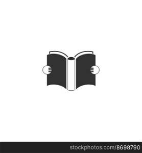 this is a unique icon book vector illustration logo design element