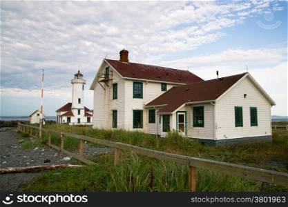 This lighthouse was built in the 1800&rsquo;s and automated in 1976
