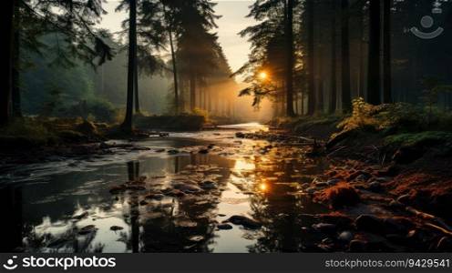 This mesmerizing landscape photography captures the ethereal beauty and serene tranquility of these mystical woodlands. The interplay of light and shadow creates a captivating atmosphere, inviting you to wander along the winding paths and immerse yourself in the peaceful embrace of nature. Lose yourself in the enchantment of these magical forests and let your imagination soar.