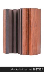 This object woodlike building material. Used especially for home windows.