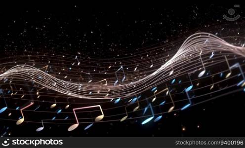 This stunning 8K photo captures a stream of musical notes passing through an optic fiber, creating a mesmerizing and ultra-realistic display. The level of detail is simply breathtaking, showcasing the intricacies of the notes as they travel through the fiber. This photo is perfect for anyone who loves music or technology and wants a unique and striking piece of art for their collection.