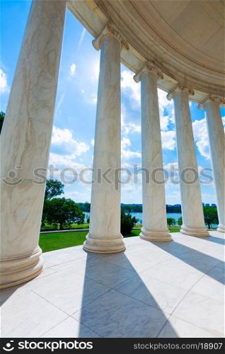 Thomas Jefferson memorial in Washington DC USA