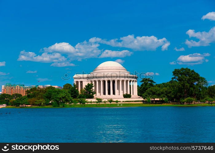 Thomas Jefferson memorial in Washington DC USA