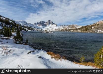 Thousand islands lakes, Eastern Sierra, California, USA.