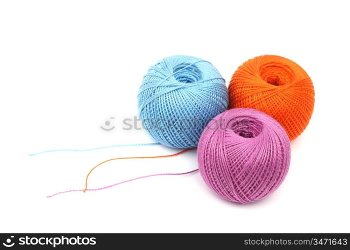 thread isolated on white background