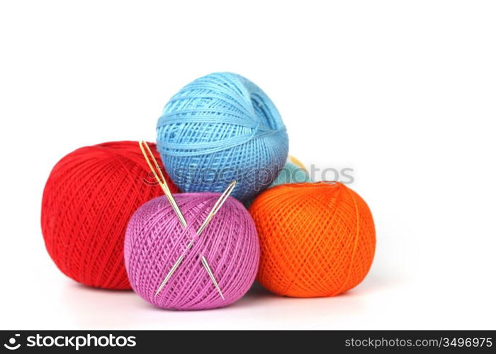 thread isolated on white background