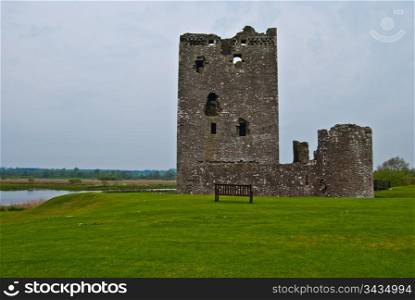 Threave Castle. ruin of Threave Castle on an island in the river Dee