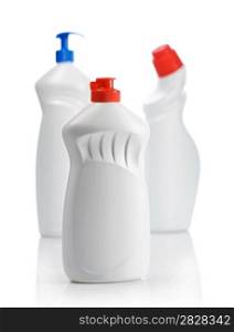 three bottle for clean