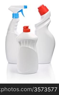 three bottle for cleaning