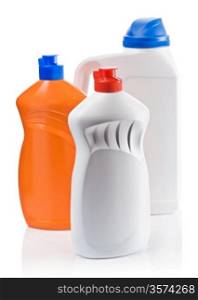 three bottles for cleaning