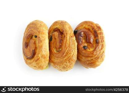 Three Danish pastries