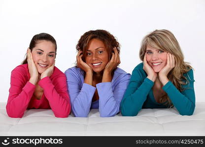 Three female friends