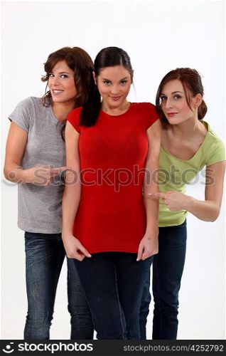 Three female friends