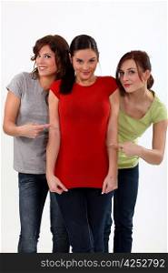 Three female friends