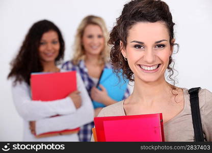 Three female students