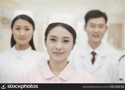 Three Healthcare workers, portrait