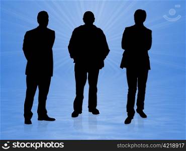 three men