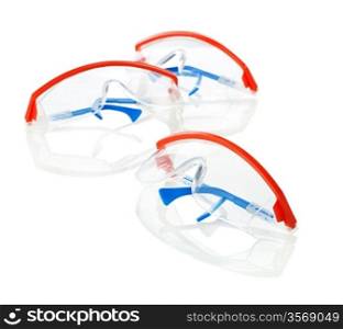 three safety glasses