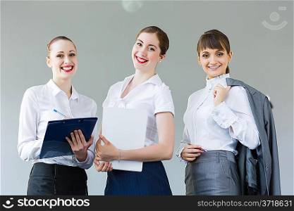 Three young businesswomen