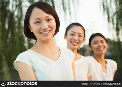 Three Young Women - Portrait