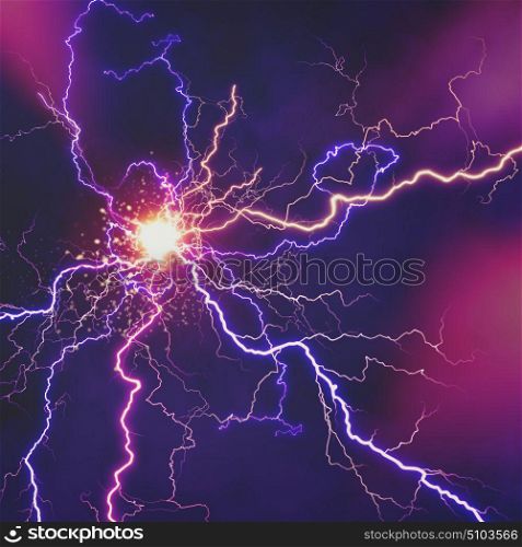 Thunder bolt, industrial and science abstract backgrounds