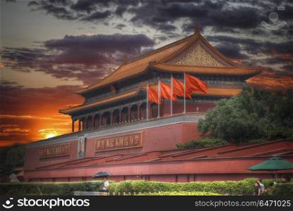 Tiananmen Square is located in the center of Beijing, the capital of the People&rsquo;s Republic of China.. Tiananmen Square