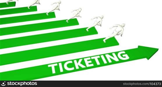 Ticketing Consulting Business Services as Concept. Ticketing Consulting