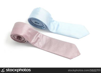 Tie isolated on white bg