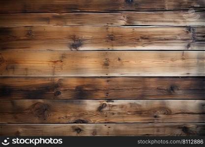 Timber wooden wall texture and background with copy space. Generative ai.