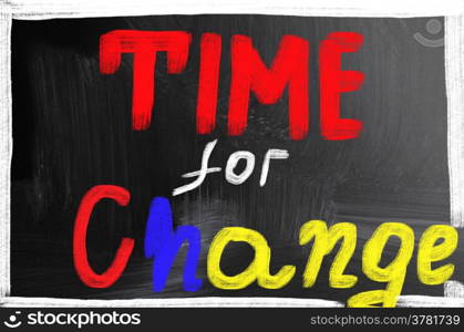 time for change