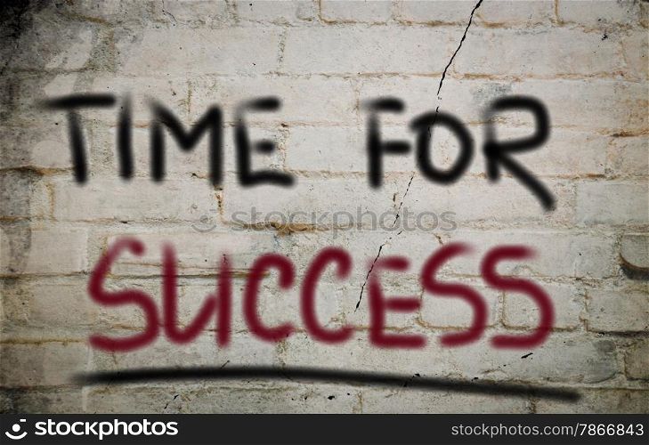 Time For Success Concept