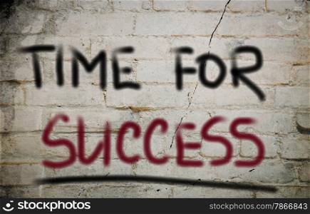 Time For Success Concept
